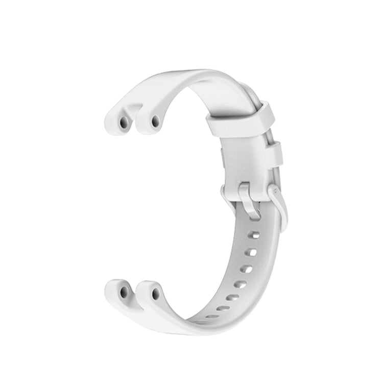 Compatible with Garmin Lily Silicone Watch Band(White) - Watch Bands by PMC TechLife | Online Shopping South Africa | PMC TechLife | Buy Now Pay Later Mobicred