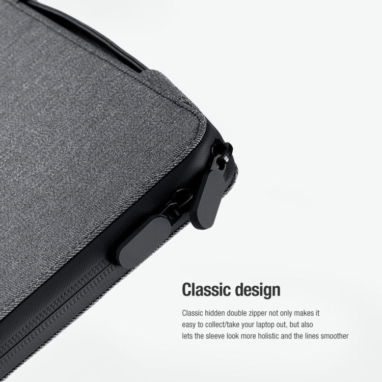 NILLKIN Commuter Multifunctional Laptop Sleeve For 16.0 inch and Below(Dark Gray) - 15.6 - 17 inch by NILLKIN | Online Shopping South Africa | PMC TechLife | Buy Now Pay Later Mobicred
