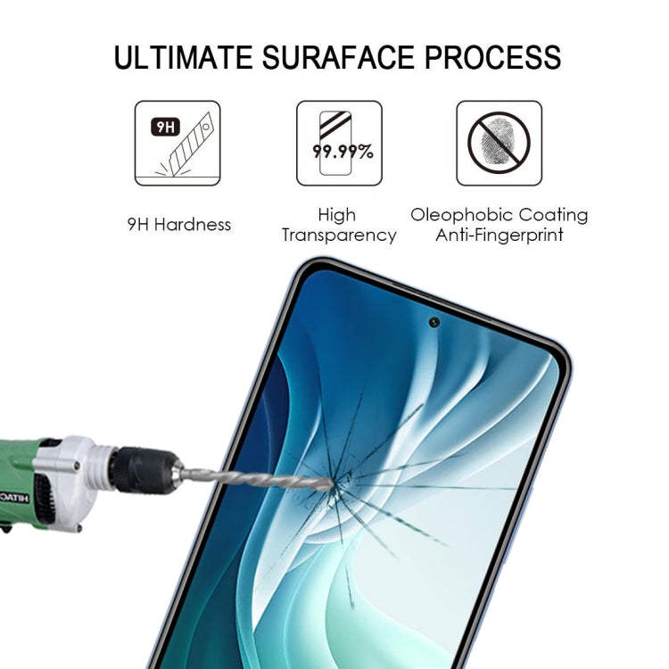 For Xiaomi Mi 11i 25 PCS Full Glue 9H HD 3D Curved Edge Tempered Glass Film(Black) -  by PMC TechLife | Online Shopping South Africa | PMC TechLife