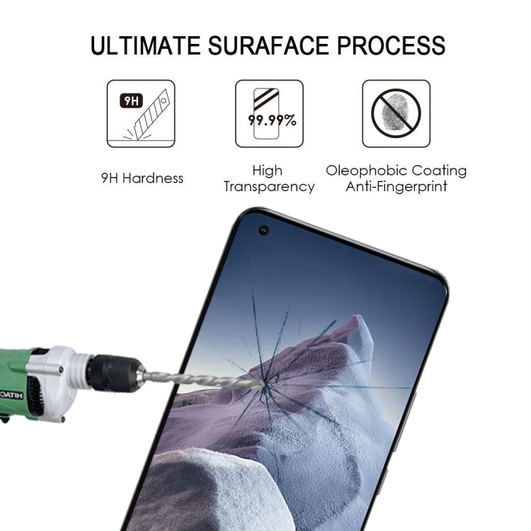 For Xiaomi Mi 11 Ultra 25 PCS Full Glue 9H HD 3D Curved Edge Tempered Glass Film(Black) - Mi 11 Ultra Tempered Glass by PMC TechLife | Online Shopping South Africa | PMC TechLife