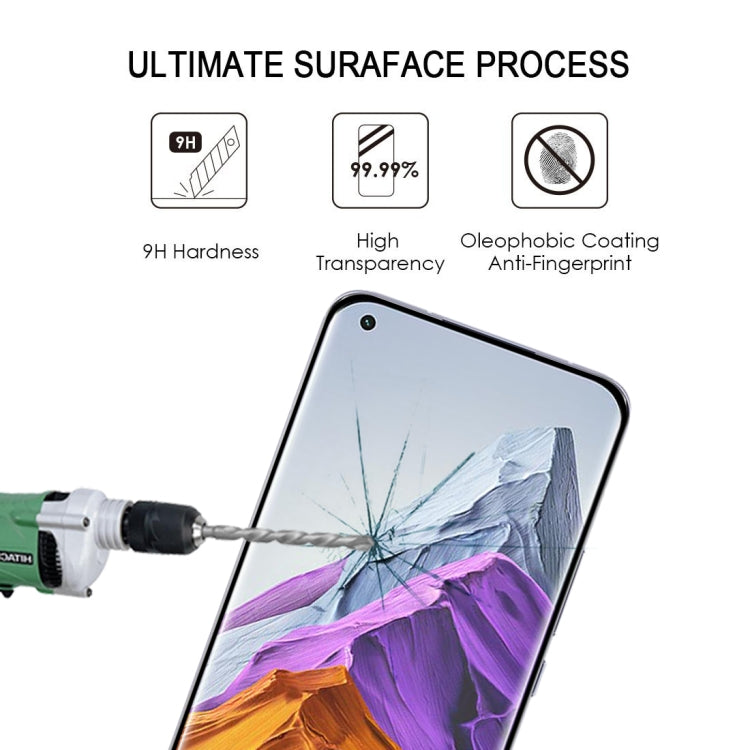 For Xiaomi Mi 11 Pro Edge Glue 25 PCS 9H HD 3D Curved Edge Tempered Glass Film(Black) - free shipping - PMC TechLife - Order now!