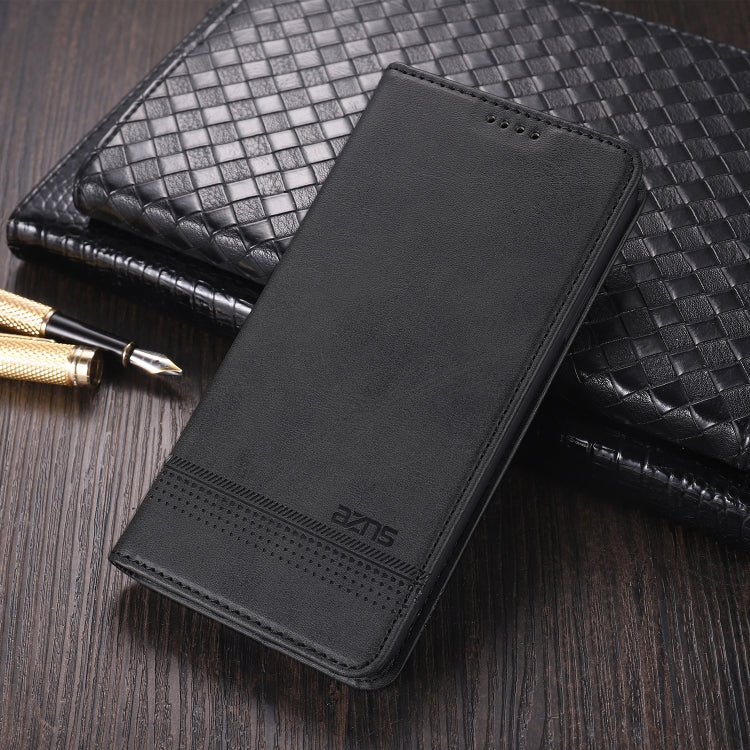 For OPPO A74 (5G) AZNS Magnetic Calf Texture Horizontal Flip Leather Case with Card Slots & Holder & Wallet(Black) - OPPO Cases by AZNS | Online Shopping South Africa | PMC TechLife | Buy Now Pay Later Mobicred