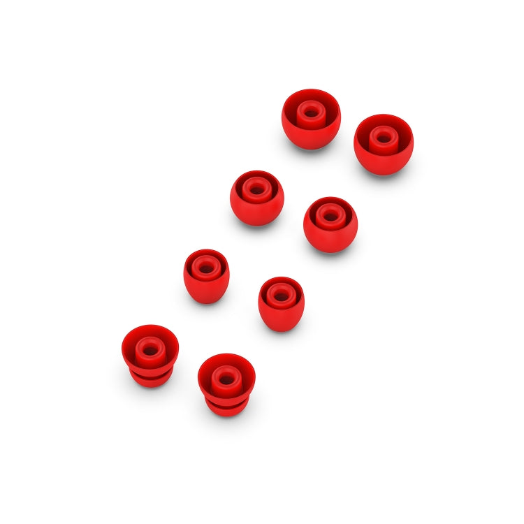 4 Pairs Wireless Earphone Replaceable Silicone Ear Cap Earplugs for Huawei FreeBuds 4i / FreeLace Pro / Active Noise Canceling Earphones 3(Red) - Anti-dust & Ear Caps by PMC TechLife | Online Shopping South Africa | PMC TechLife