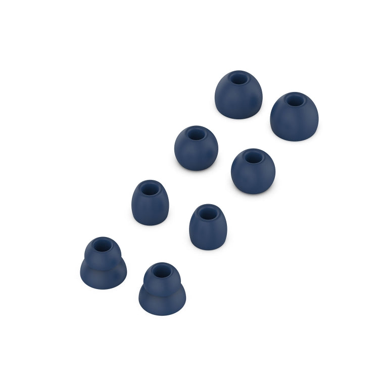 4 Pairs Wireless Earphone Replaceable Silicone Ear Cap Earplugs for Huawei FreeBuds 4i / FreeLace Pro / Active Noise Canceling Earphones 3(Blue) - Anti-dust & Ear Caps by PMC TechLife | Online Shopping South Africa | PMC TechLife