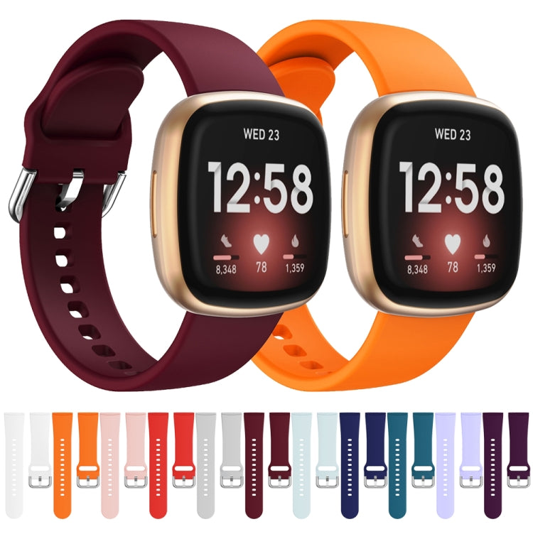 For Fitbit Versa 3 Silicone Watch Band(Light Blue) - Watch Bands by PMC TechLife | Online Shopping South Africa | PMC TechLife | Buy Now Pay Later Mobicred