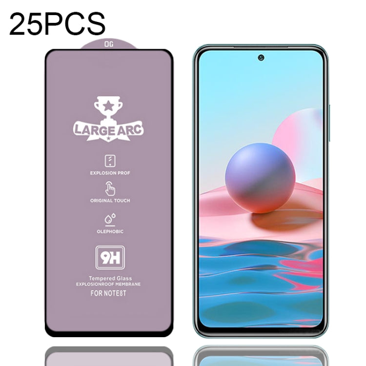 For Xiaomi Redmi Note 10 25 PCS 9H HD Large Arc High Alumina Full Screen Tempered Glass Film -  by PMC TechLife | Online Shopping South Africa | PMC TechLife