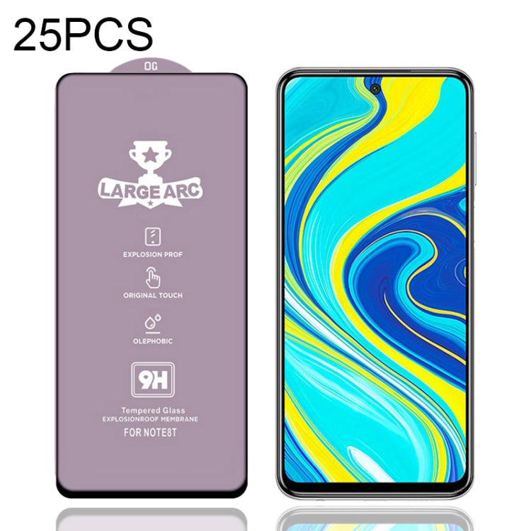 For Xiaomi Redmi Note 9S / Note 10 Lite 25 PCS 9H HD Large Arc High Alumina Full Screen Tempered Glass Film -  by PMC TechLife | Online Shopping South Africa | PMC TechLife