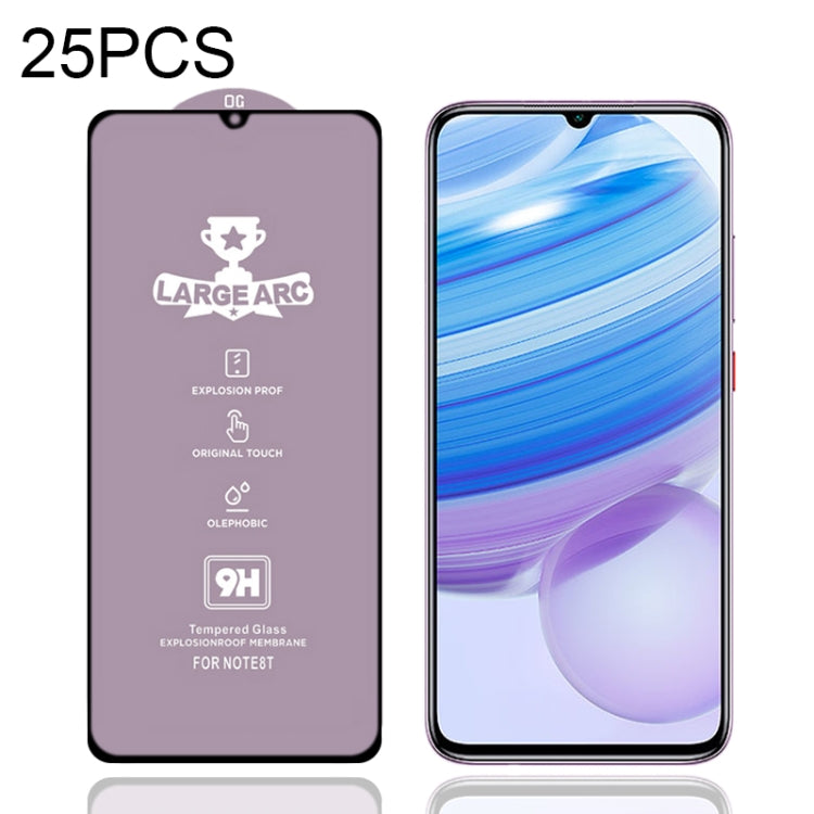 For Xiaomi Redmi 10X 5G 25 PCS 9H HD Large Arc High Alumina Full Screen Tempered Glass Film -  by PMC TechLife | Online Shopping South Africa | PMC TechLife
