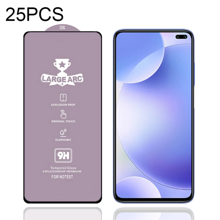 For Xiaomi Redmi K30i 5G 25 PCS 9H HD Large Arc High Alumina Full Screen Tempered Glass Film -  by PMC TechLife | Online Shopping South Africa | PMC TechLife