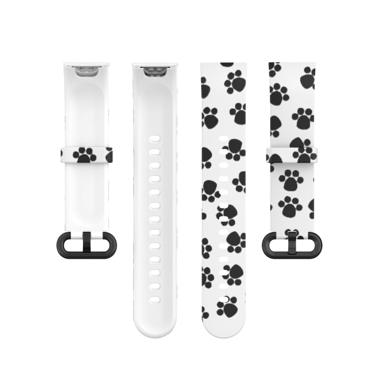 For Xiaomi Mi Watch Lite / Redmi Watch Silicone Printing Replacement Watchband(Footprint) - free shipping - PMC TechLife - Order now!