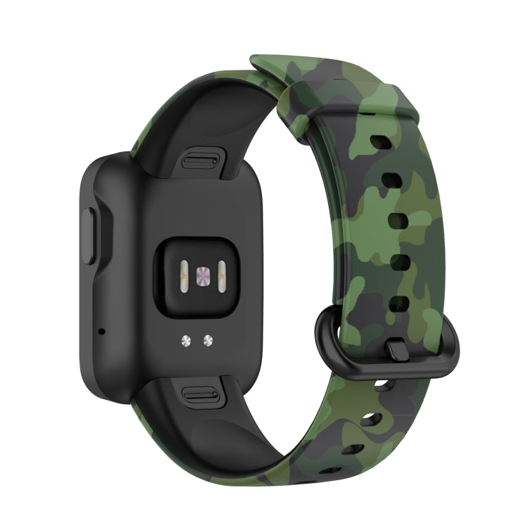 For Xiaomi Mi Watch Lite / Redmi Watch Silicone Printing Replacement Watchband(Camouflage Green) - free shipping - PMC TechLife - Order now!
