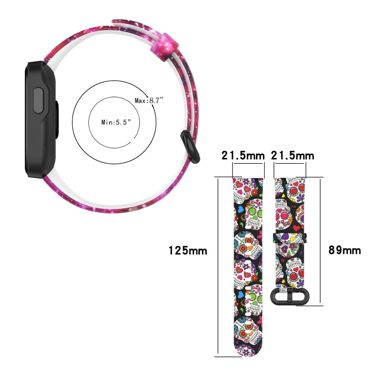 For Xiaomi Mi Watch Lite / Redmi Watch Silicone Printing Replacement Watchband(Footprint) - free shipping - PMC TechLife - Order now!