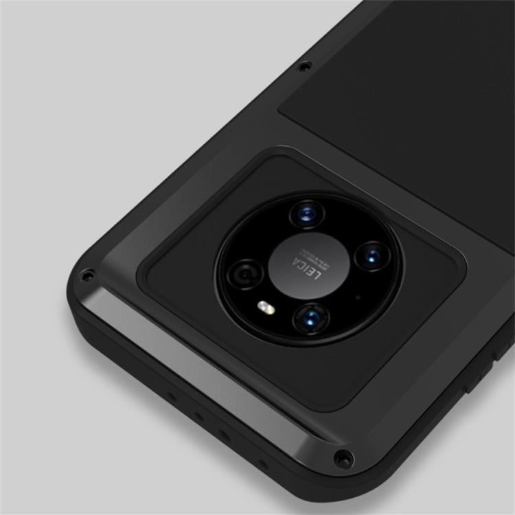 For Huawei Mate 40 Pro LOVE MEI Metal Shockproof Waterproof Dustproof Protective Case without Glass(Black) - Huawei Cases by PMC TechLife | Online Shopping South Africa | PMC TechLife | Buy Now Pay Later Mobicred