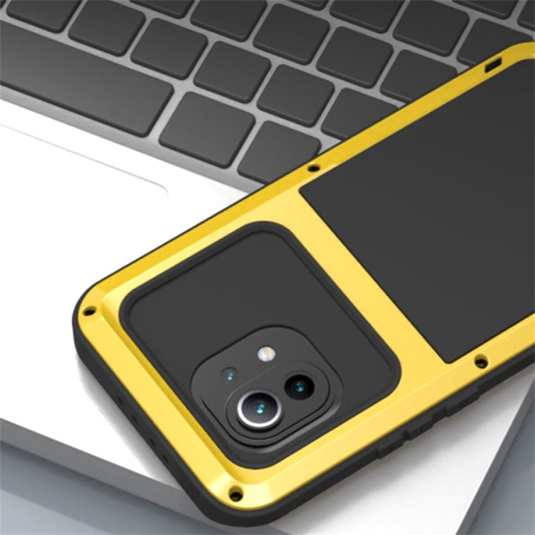 For Xiaomi Mi 11 LOVE MEI Metal Shockproof Waterproof Dustproof Protective Case without Glass(Green) - Xiaomi Cases by PMC TechLife | Online Shopping South Africa | PMC TechLife