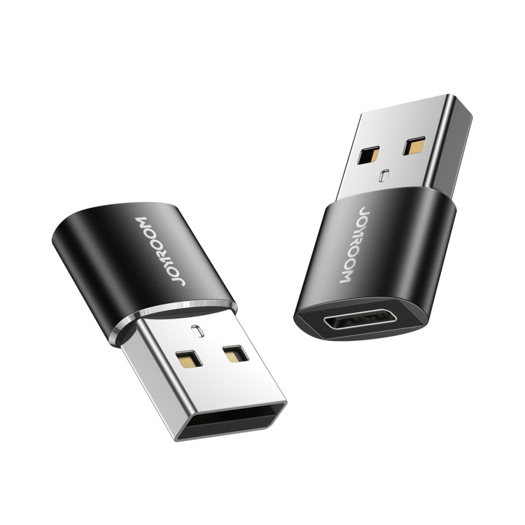 JOYROOM S-H152 3A USB Male to USB-C / Type-C Female OTG Adapter(Black) - OTG Adapter by JOYROOM | Online Shopping South Africa | PMC TechLife | Buy Now Pay Later Mobicred