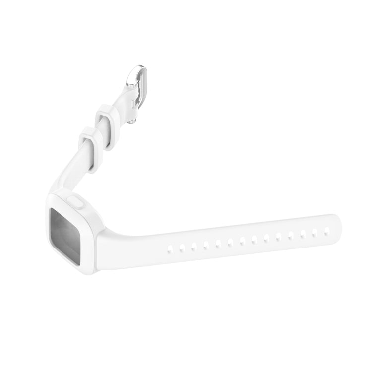 Compatible with Garmin Vivofit JR3 Silicone Pure Color Watch Band(White) - Watch Bands by PMC TechLife | Online Shopping South Africa | PMC TechLife | Buy Now Pay Later Mobicred