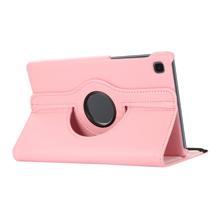 For Samsung Galaxy A7 Lite T220 360 Degree Rotation Litchi Texture Flip Leather Case with Holder(Pink) - free shipping - PMC TechLife - Order now!