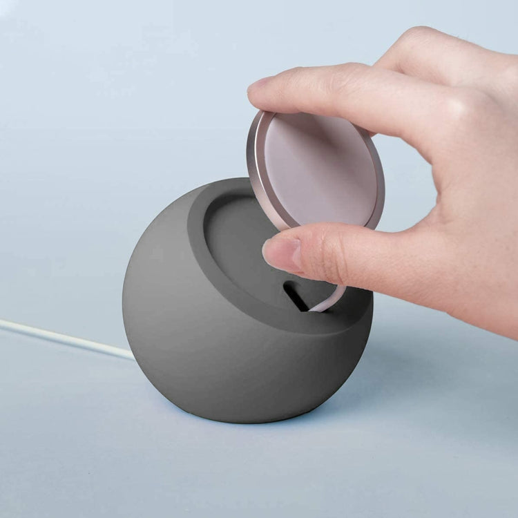 Silicone Pellet Magsafe Magnetic Charger Holder for iPhone 12 Series(Grey) - free shipping - PMC TechLife - Order now!