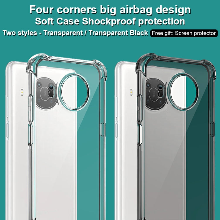For Nokia X10 / X20 IMAK All-inclusive Shockproof Airbag TPU Case with Screen Protector(Transparent) - Nokia Cases by imak | Online Shopping South Africa | PMC TechLife | Buy Now Pay Later Mobicred
