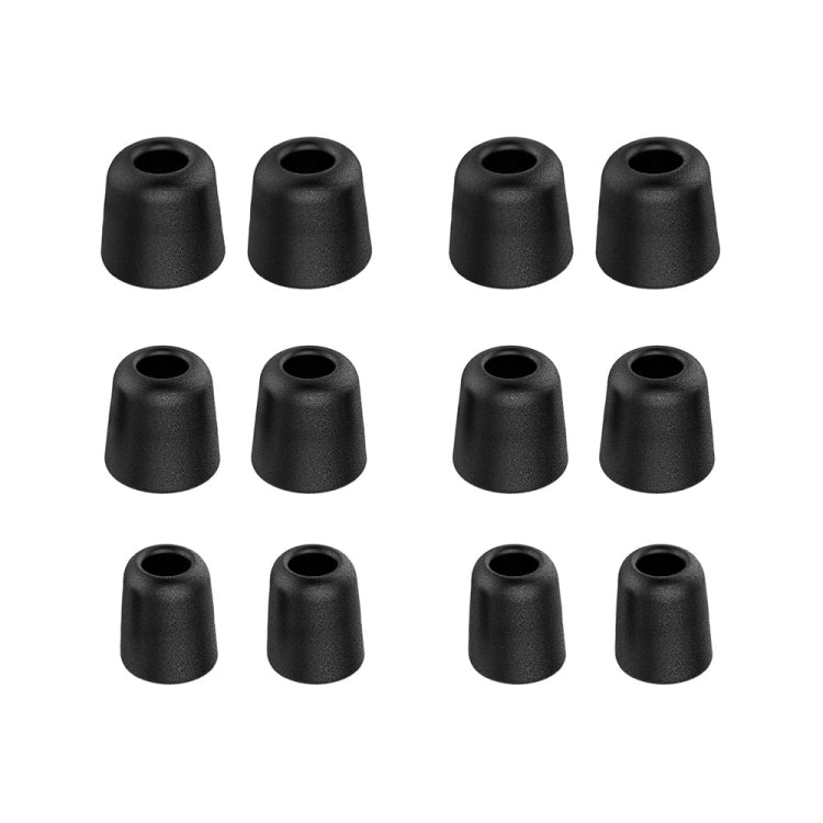6 Pairs New Bee NB-M1 Slow Rebound Memory Foam Ear Caps with Storage Box, Suitable for 5mm-7mm Earphone Plugs(Black) - Anti-dust & Ear Caps by New Bee | Online Shopping South Africa | PMC TechLife