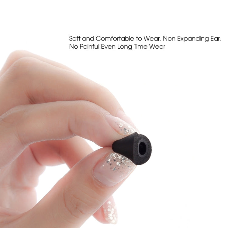 6 Pairs New Bee NB-M1 Slow Rebound Memory Foam Ear Caps with Storage Box, Suitable for 5mm-7mm Earphone Plugs(Black) - Anti-dust & Ear Caps by New Bee | Online Shopping South Africa | PMC TechLife