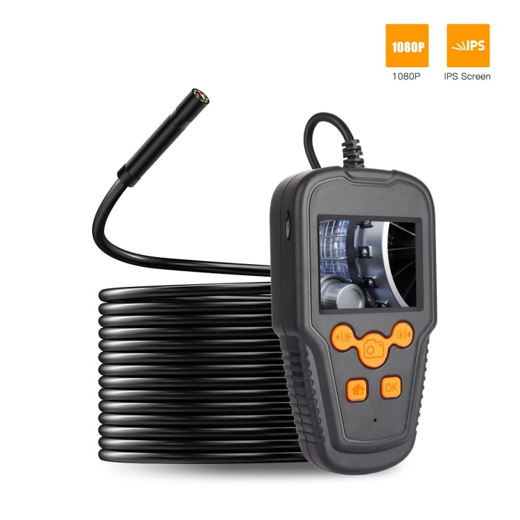 P60A 3.9mm 1080P 2.4 inch IPS Screen IP68 Waterproof HD Digital Endoscope, Length:10m Hard Cable - free shipping - PMC TechLife - Order now!