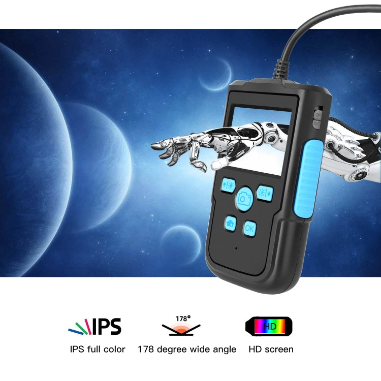 P60B 5.5mm 1080P 2.4 inch IPS Screen IP68 Waterproof HD Digital Endoscope, Length:10m Hard Cable - free shipping - PMC TechLife - Order now!