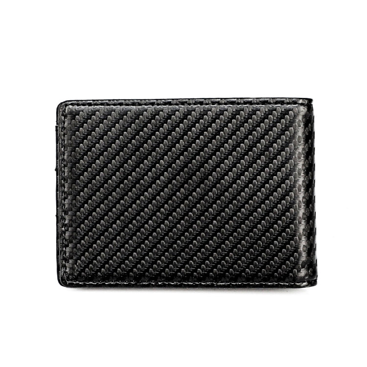 RFID Anti-theft Leather Men Wallet(Carbon Fiber Texture) - Antimagnetic RFID Package by PMC TechLife | Online Shopping South Africa | PMC TechLife | Buy Now Pay Later Mobicred