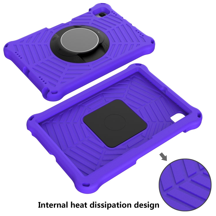 Spider King EVA Protective Case with Adjustable Shoulder Strap & Holder & Pen Slot For Samsung Galaxy Tab S6 Lite SM-P610 / SM-P615 / Tab A7 10.4 T500 / T860 / T720(Purple) - Tab S6 Lite P610 / P615 by PMC TechLife | Online Shopping South Africa | PMC TechLife | Buy Now Pay Later Mobicred