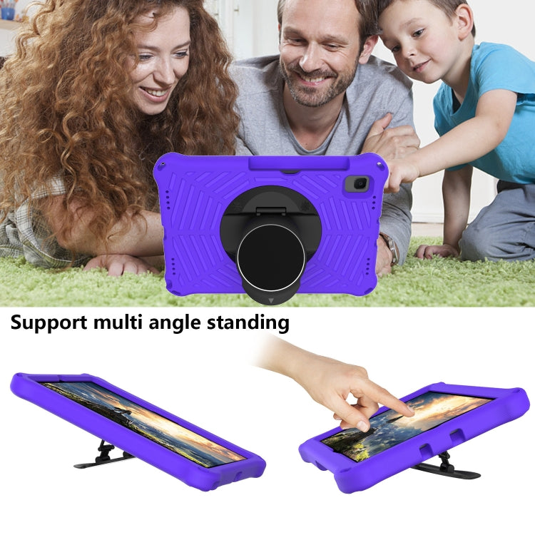 Spider King EVA Protective Case with Adjustable Shoulder Strap & Holder & Pen Slot For Samsung Galaxy Tab S6 Lite SM-P610 / SM-P615 / Tab A7 10.4 T500 / T860 / T720(Purple) - Tab S6 Lite P610 / P615 by PMC TechLife | Online Shopping South Africa | PMC TechLife | Buy Now Pay Later Mobicred