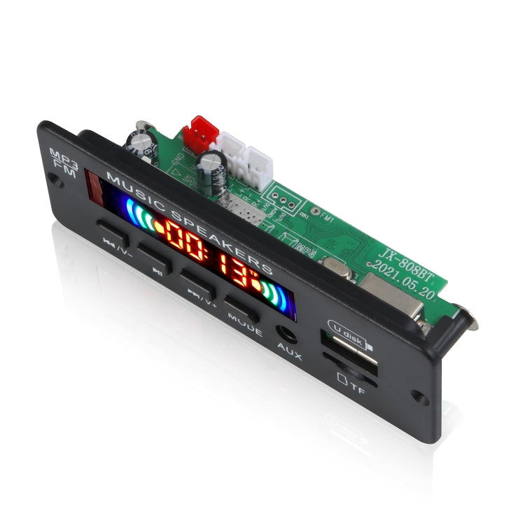 JX-808BT Car 12V Audio MP3 Player Decoder Board FM Radio USB, with Bluetooth / Remote Control / Recording - free shipping - PMC TechLife - Order now!