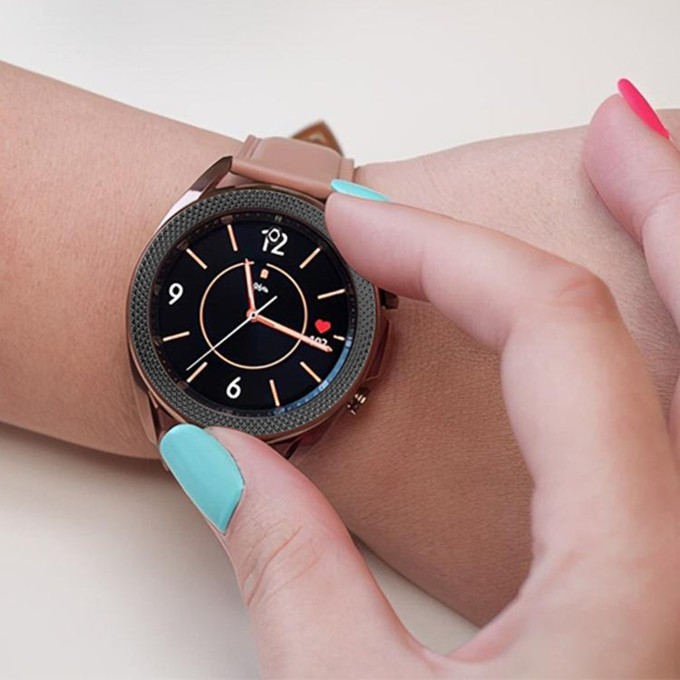 For Samsung Galaxy Watch 3 41mm Smart Watch Rhombus Texture Bezel Ring(Colorful) - Watch Cases by ENKAY | Online Shopping South Africa | PMC TechLife | Buy Now Pay Later Mobicred