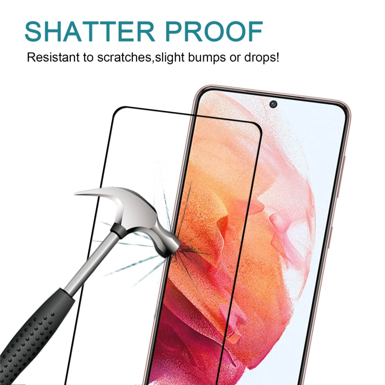 For Samsung Galaxy S21 5G Full Glue 9H HD 3D Curved Edge Tempered Glass Film(Black) - free shipping - PMC TechLife - Order now!
