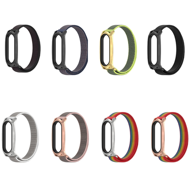 For Xiaomi Mi Band 6 / 5 / 4 / 3 Mijobs GT Nylon Loop Watch Band(Black) - Watch Bands by MIJOBS | Online Shopping South Africa | PMC TechLife | Buy Now Pay Later Mobicred
