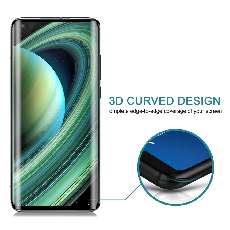 For Xiaomi Mi 10 Ultra 25 PCS 3D Curved Edge Full Screen Tempered Glass Film(Black) -  by PMC TechLife | Online Shopping South Africa | PMC TechLife