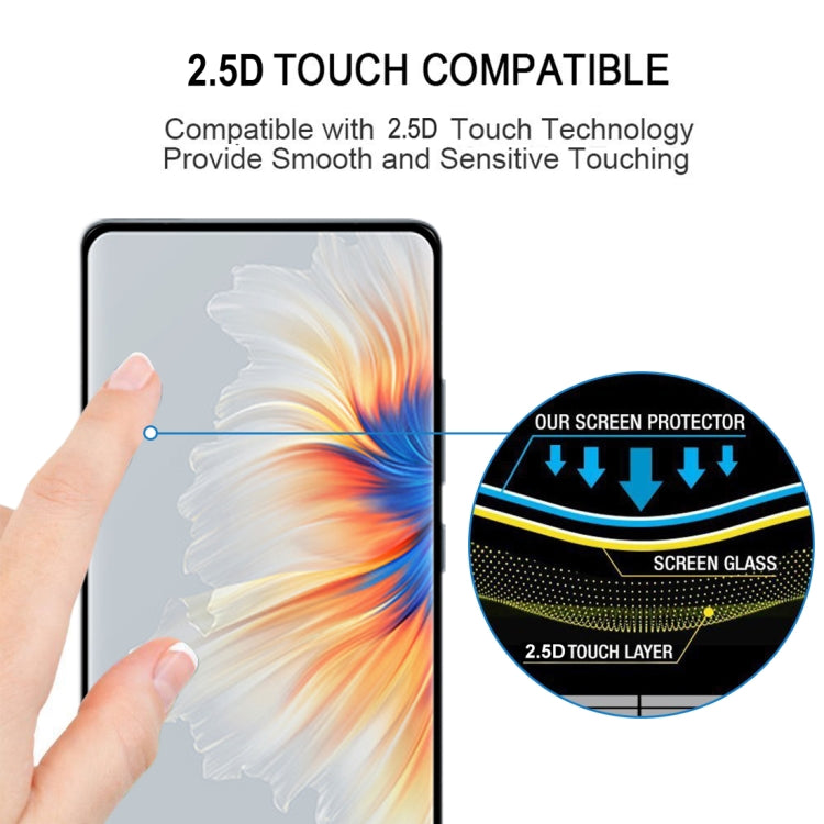 For Xiaomi Mi Mix 4 25 PCS 3D Curved Edge Full Screen Tempered Glass Film(Black) -  by PMC TechLife | Online Shopping South Africa | PMC TechLife