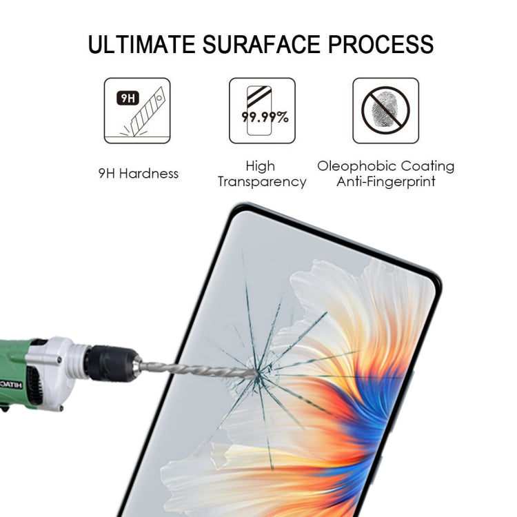 For Xiaomi Mi Mix 4 25 PCS 3D Curved Edge Full Screen Tempered Glass Film(Black) -  by PMC TechLife | Online Shopping South Africa | PMC TechLife