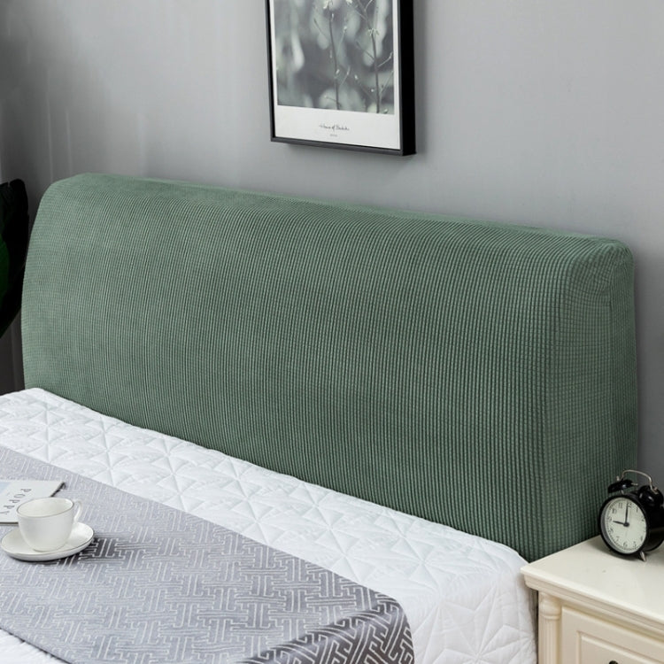Polar Fleece Elastic Full Covered Headboard Dust Cover, Size:220cm(Green) - free shipping - PMC TechLife - Order now!