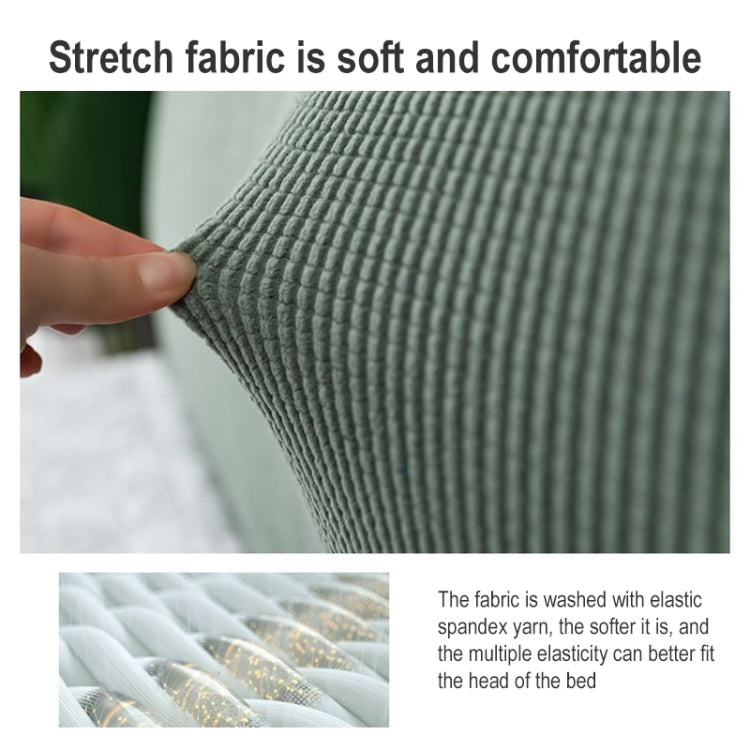 Polar Fleece Elastic Full Covered Headboard Dust Cover, Size:220cm(Green) - free shipping - PMC TechLife - Order now!