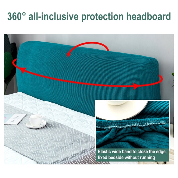 Polar Fleece Elastic Full Covered Headboard Dust Cover, Size:220cm(Green) - free shipping - PMC TechLife - Order now!