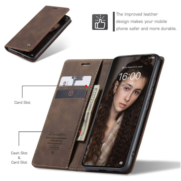 CaseMe 013 Multifunctional Horizontal Flip Leather Case with Holder & Card Slot & Wallet For Huawei P50(Coffee) - Huawei Cases by CaseMe | Online Shopping South Africa | PMC TechLife | Buy Now Pay Later Mobicred