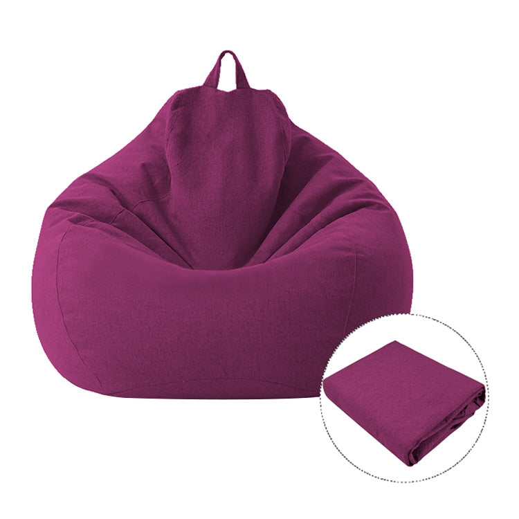 Lazy Sofa Bean Bag Chair Fabric Cover, Size:100 x 120cm(Purple) - free shipping - PMC TechLife - Order now!