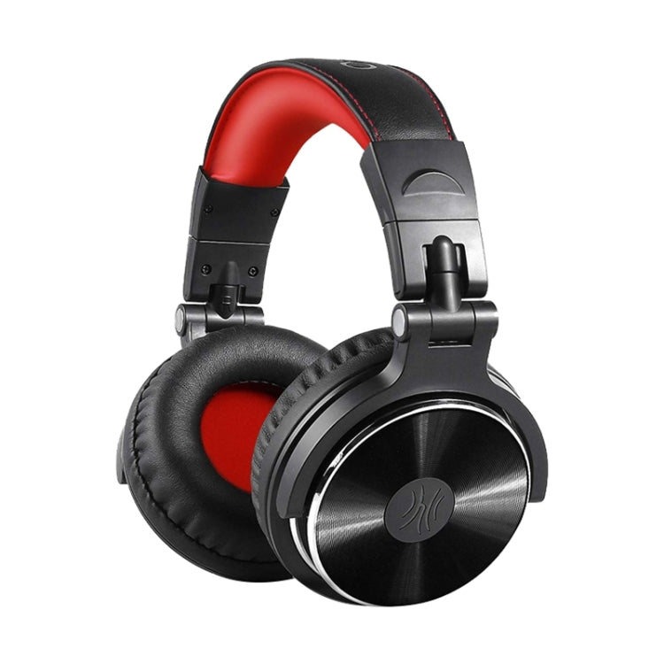OneOdio Pro-10 Head-mounted Noise Reduction Wired Headphone with Microphone, Color:Black Red - free shipping - PMC TechLife - Order now!
