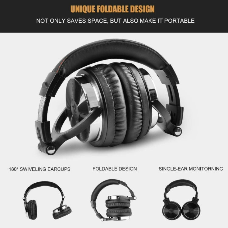 OneOdio Pro-10 Head-mounted Noise Reduction Wired Headphone with Microphone, Color:Rose Gold - free shipping - PMC TechLife - Order now!