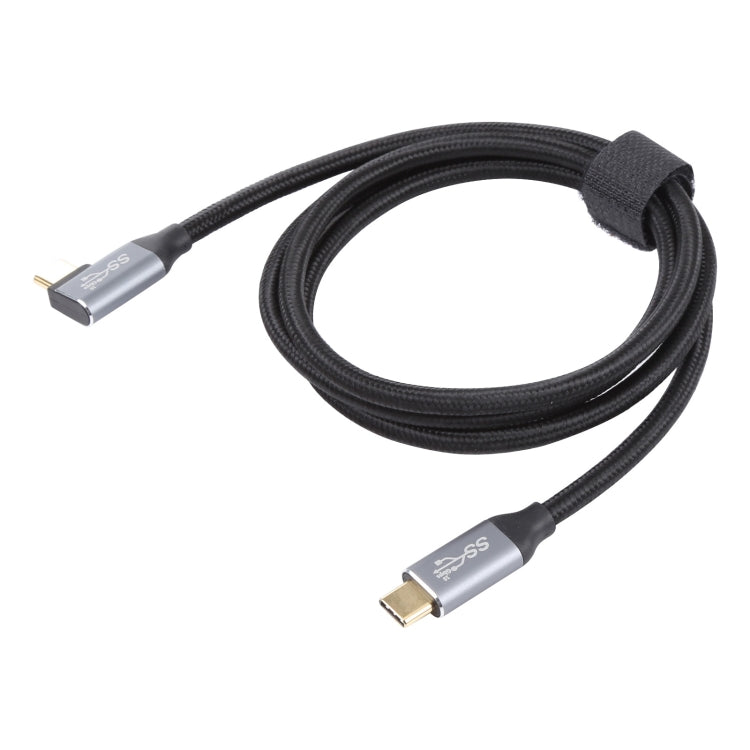 USB-C / Type-C Male to USB-C / Type-C Elbow Transmission Data Cable, Cable Length:3m - free shipping - PMC TechLife - Order now!