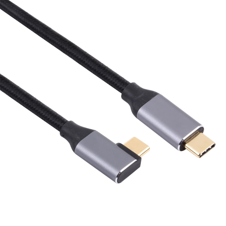 USB-C / Type-C Male to USB-C / Type-C Elbow Transmission Data Cable, Cable Length:3m - free shipping - PMC TechLife - Order now!
