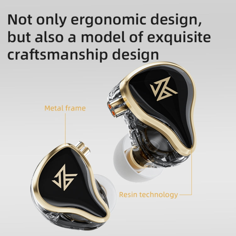 KZ ZAS 16-unit Ring Iron In-ear Wired Earphone, Standard Version(Black) - free shipping - PMC TechLife - Order now!