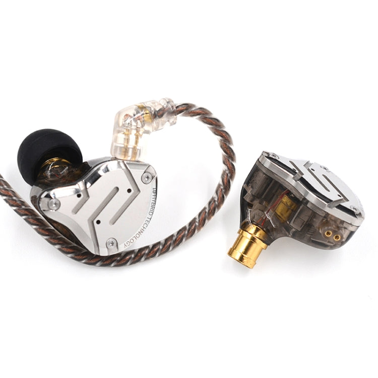 KZ ZS10 Pro 10-unit Ring Iron Gaming In-ear Wired Earphone, Standard Version(Black) - free shipping - PMC TechLife - Order now!