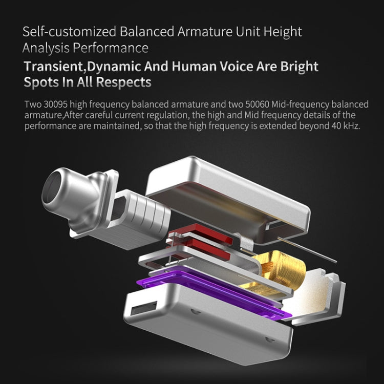 KZ ZS10 Pro 10-unit Ring Iron Gaming In-ear Wired Earphone, Mic Version(Blue) - free shipping - PMC TechLife - Order now!