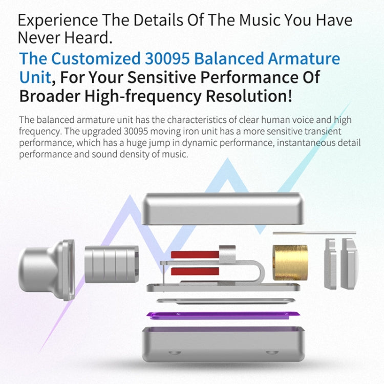 KZ ZSN Pro Ring Iron Hybrid Drive Metal In-ear Wired Earphone, Mic Version(Purple) - free shipping - PMC TechLife - Order now!